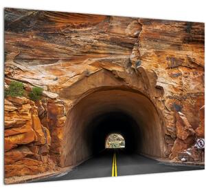 Tablou - tunel în stâncă (70x50 cm)