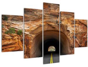 Tablou - tunel în stâncă (150x105 cm)