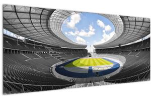 Tablou - stadionul de fodbal (120x50 cm)