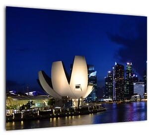 Tablou Singapore nocturn (70x50 cm)