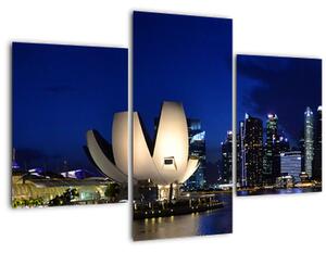 Tablou Singapore nocturn (90x60 cm)