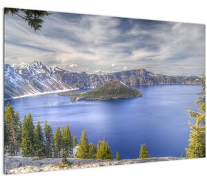 Tablou lacul montan (90x60 cm)