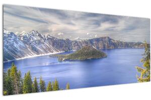 Tablou lacul montan (120x50 cm)