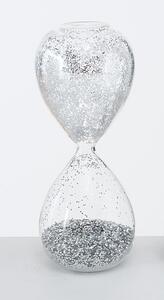 ​Clepsidra Jandia ​cu sclipici argintiu 10/7 cm
