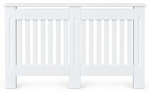 Masca pentru Calorifer PREMIUM L 142x82x21.5 cm, MDF Vopsit de 21 mm, Alb lucios