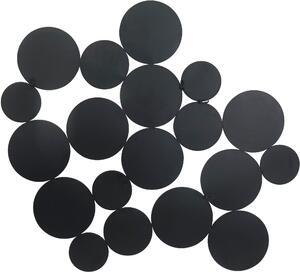 Oglinda decorativa Malisa neagra 121/2/110 cm