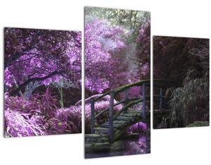 Tablou - copaci violeți (90x60 cm)