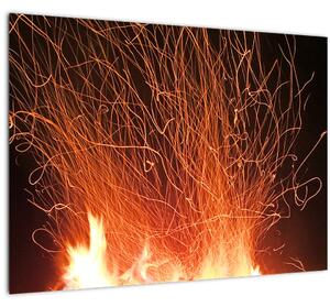 Tablou cu focul (70x50 cm)