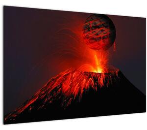 Tablou cu vulcan (90x60 cm)