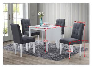 Set masă scaune pentru sufragerie Bygur (pentru 4 persoane). 809658