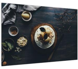 Tablou cu desert pe masă (90x60 cm)