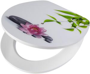 Capac WC motiv floare Water Lilly 36/44 cm