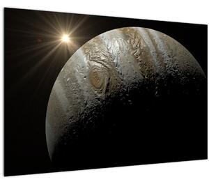 Tablou cu planetă în cosmos (90x60 cm)