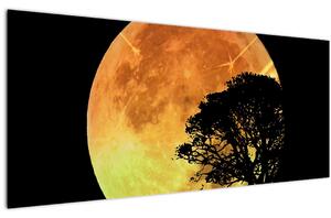 Tablou cu umbre în lumina lunii (120x50 cm)