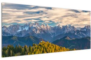 Tablou - panorama montană (120x50 cm)