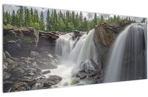 Tablou cu cascade (120x50 cm)