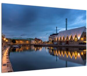 Tablou cu canalul - Göteborg (90x60 cm)