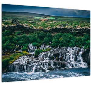 Tablou cu cascade în natură (70x50 cm)