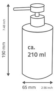 Dispenser pentru sapun lichid Ridder maro 18,3/7 cm, 210ml