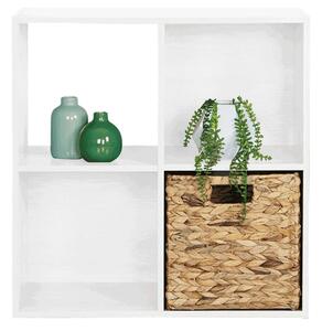 Raft PRETO, alb, PAL, 60x28x60 cm