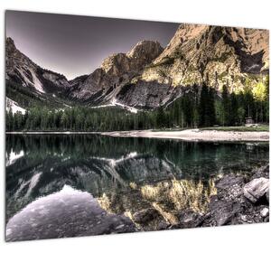 Tablou cu lac montan (70x50 cm)