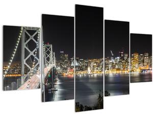 Tablou cu podul Brooklin și New York (150x105 cm)