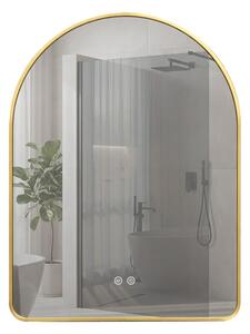 Oglindă LED 80x60cm CAMLOT Brush Gold