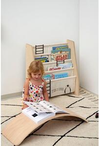 Bibliotecă pentru copii din material textil bej 60x70 cm Animals - Folkifreckles