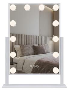 Oglindă LED HOLLYWOOD White 30x40