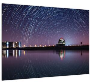 Tablou cu cerul nocturn și stele (70x50 cm)
