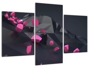 Tablou 3D abstracție (90x60 cm)