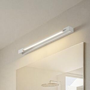 Arcchio Aplică de perete LED Jora, 60 cm, alb, orientabilă, IP44, Alb, Baie, Aluminiu, Modern