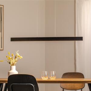 Argon Suspensie cu LED Broll, antracit, oțel, lungime 100 cm, Negru, Camera de zi / sufragerie, Metal, Modern