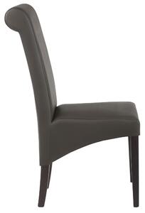 Set 2 scaune Rito maro piele naturala 47,5/68,5/101 cm