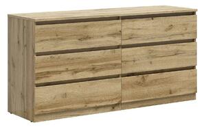 Comoda TETRIX, stejar wotan, PAL, 150x45x76 cm