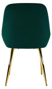 Scaun de sufragerie Soddy (smaragd + auriu). 1040122