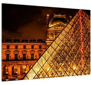 Tablou cu Louvre la Pris (70x50 cm)