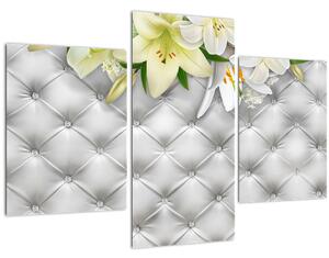 Tablou cu flori de crin (90x60 cm)