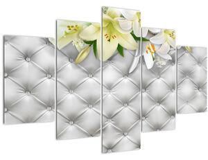 Tablou cu flori de crin (150x105 cm)