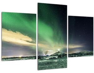 Tablou cu Aurora Borealis (90x60 cm)
