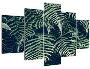 Tablou cu frunze de ferigă (150x105 cm)