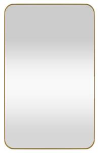 Oglindă de perete, auriu, 50x80 cm, dreptunghiulară