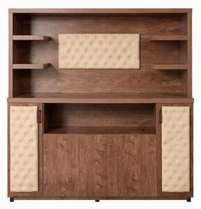 Dulap Arhivare SMART HEATER cu cabinet inferior decorativ -maro stejar
