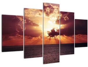 Tablou cu soarele după nori (150x105 cm)