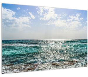Tablou cu suprafața mării (90x60 cm)