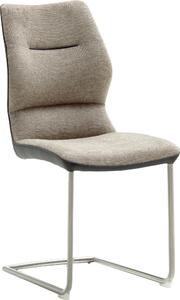Set 2 scaune Orlando cappuccino stofa 46/63/93 cm