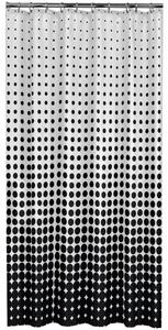Sealskin Perdea de duș Speckles, negru, 180 cm, 233601319 233601319