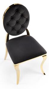 Scaun sufragerie Regino (negru + auriu). 1123671