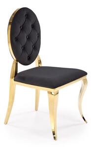 Scaun sufragerie Regino (negru + auriu). 1123671