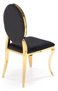 Scaun sufragerie Regino (negru + auriu). 1123671